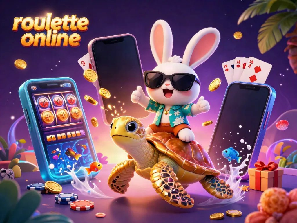 Engage in thrilling roullete online action with vibrant cartoon characters and casino elements.
